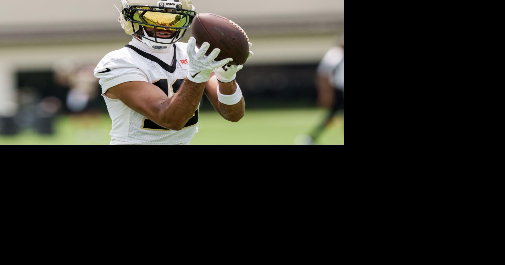 Saints GM Mickey Loomis: receiver Chirs Olave reports for camp as contract negotiations continue