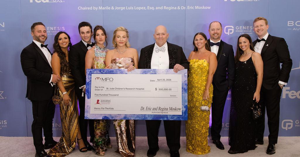 South Florida Community Rallies to Raise a Record $1.7 Million at FedEx/St. Jude Angels and Stars Gala
