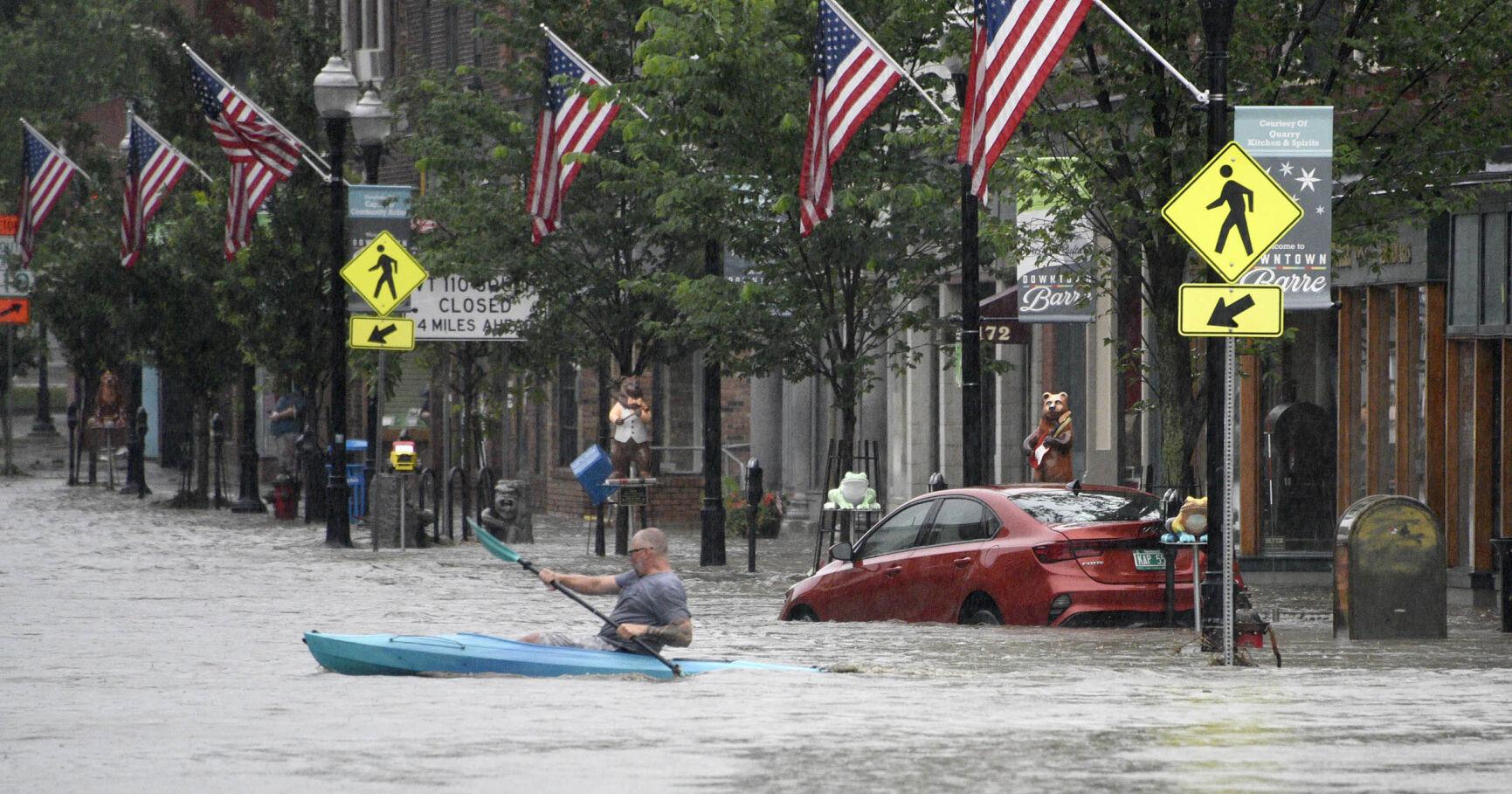 Barre, Berlin dig out after major flooding - Vimarsana News