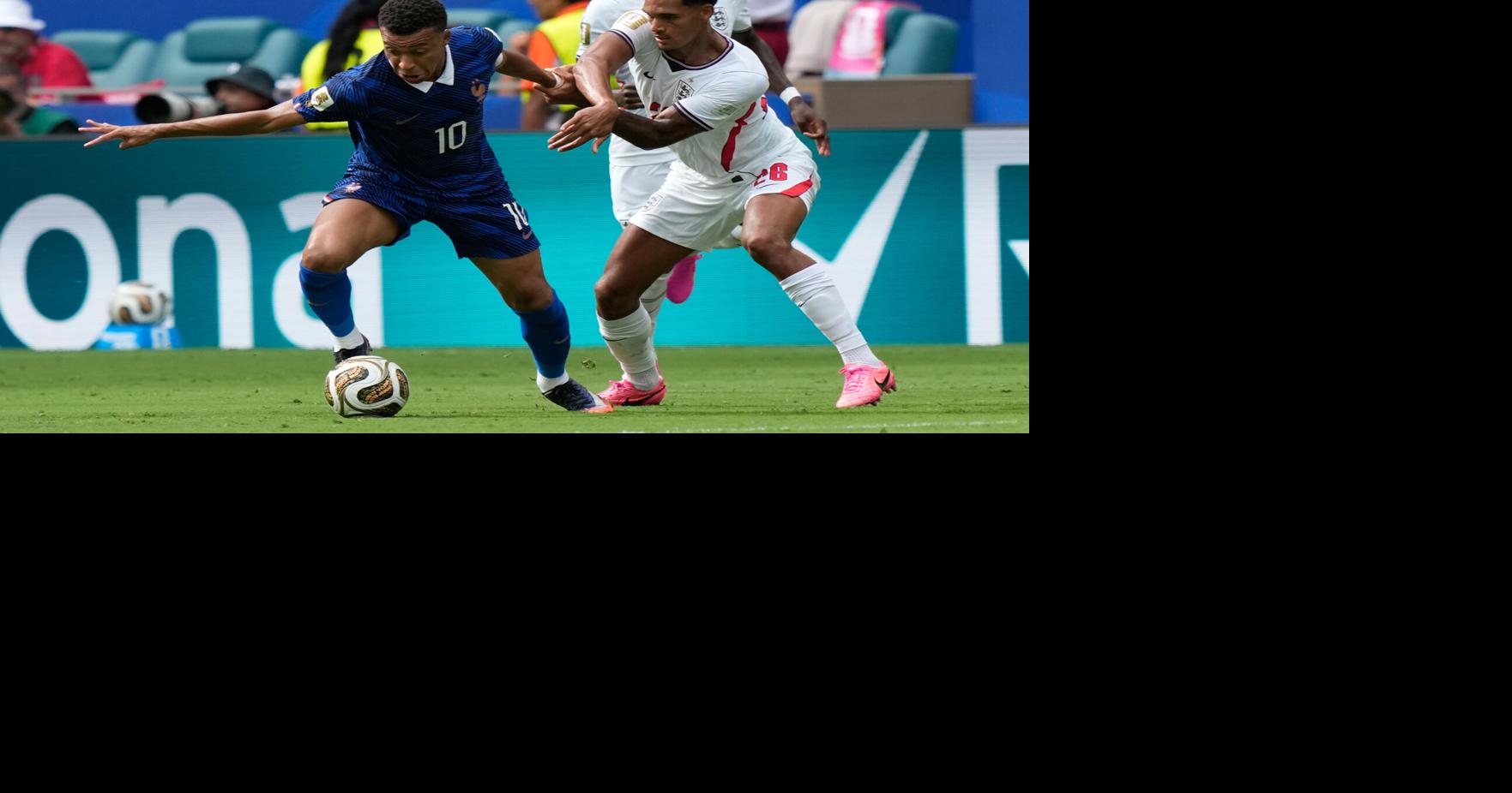 England takes 4-0 lead over France in World Cup third-place match, in photos