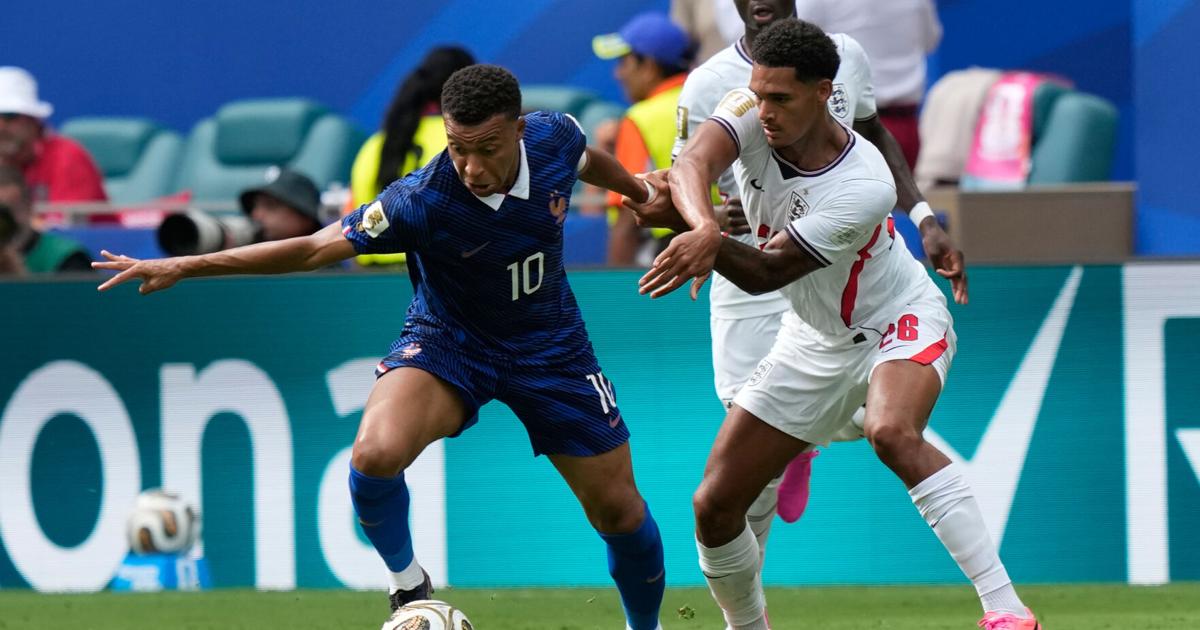 England takes 4-0 lead over France in World Cup third-place match, in photos