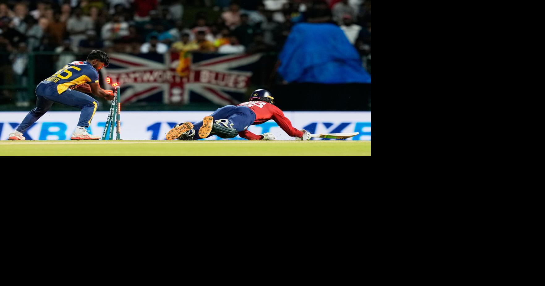 England wins rain-hit 2nd T20 against Sri Lanka by 6 wickets to clinch series ahead of World Cup