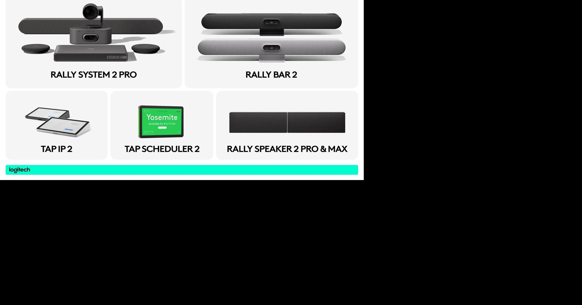 Logitech Debuts Largest Enterprise Product Launch Featuring Rally Bar 2