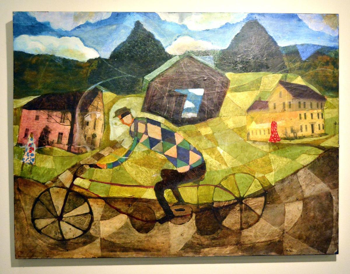 Visual Art Review Donald Saaf Modern Day Folk Artist
