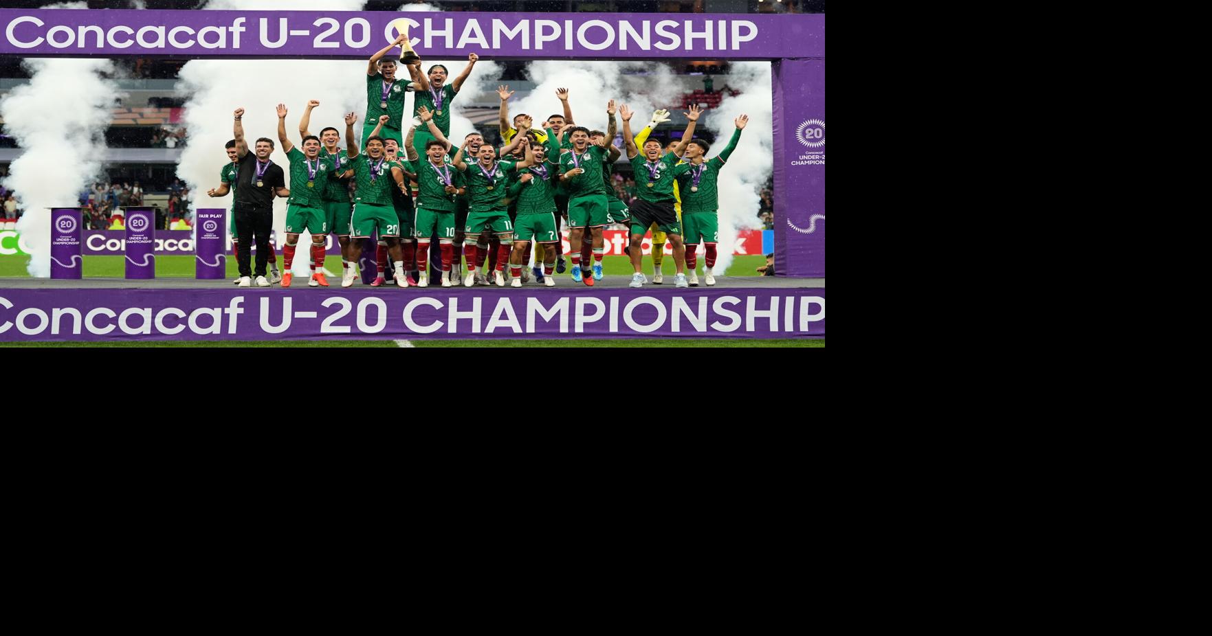 Alfaro’s 2 headers lift Mexico to a 2-0 win over the US to retain CONCACAF U-20 title