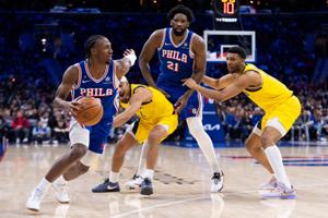 Tyrese Maxey celebrates 1st All-Star game starting nod with 29 points in 76ers' win over Pacers
