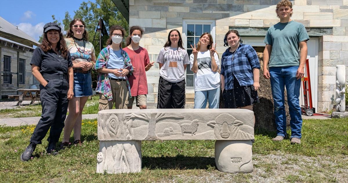 The Stone Bench Project: Vermont teen sculptors build for tomorrow