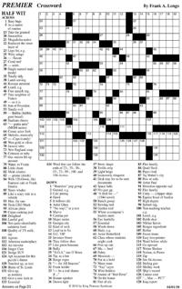 PREMIER CROSSWORD | Puzzles | rutlandherald.com