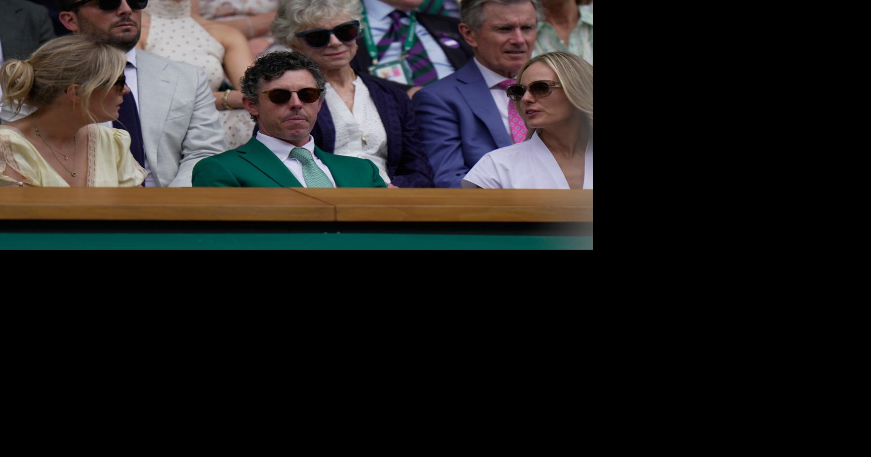 Rory McIlroy takes green jacket to Wimbledon as Ryder Cup players get Royal Box treatment