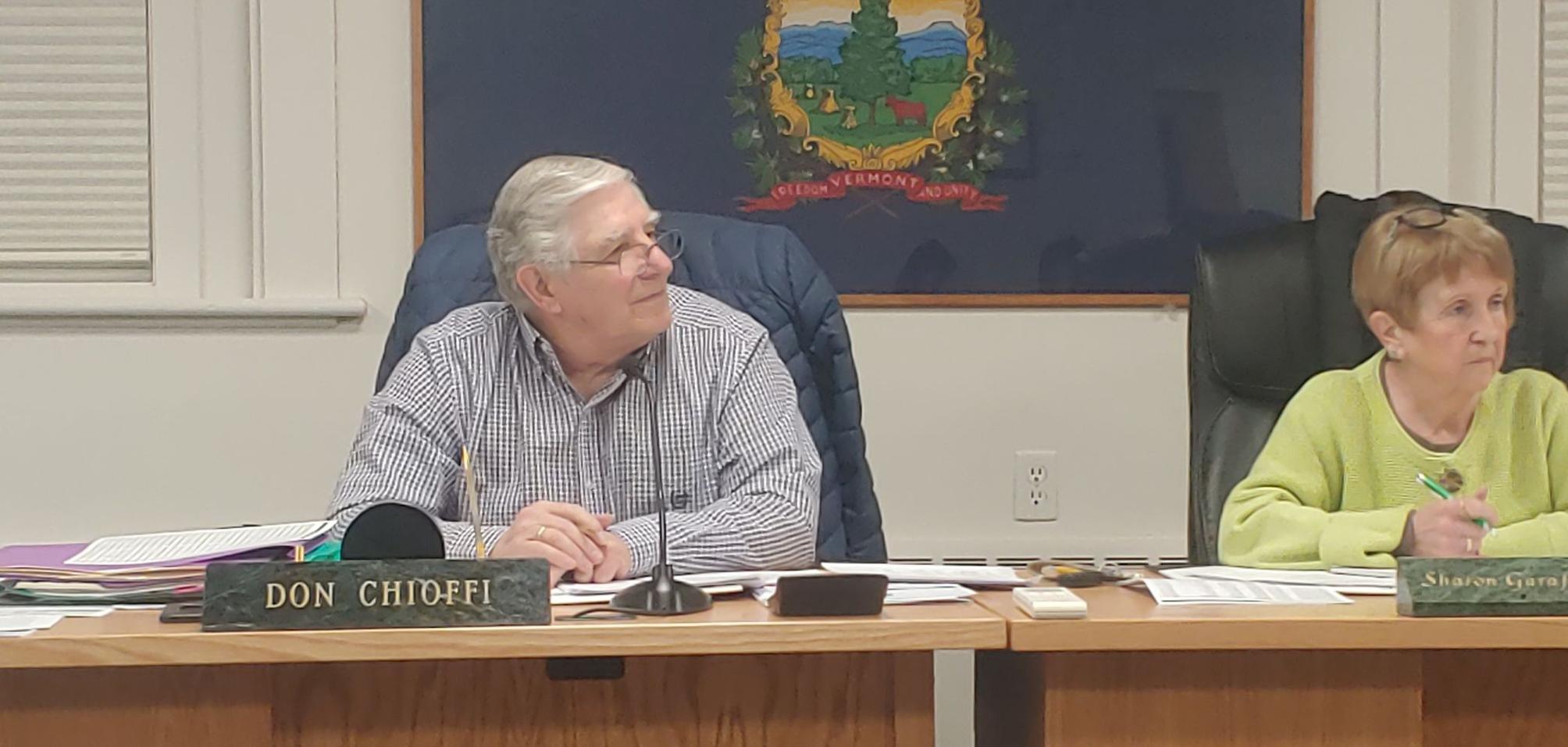 Rutland Town Select Board chooses Chioffi as chair Local News
