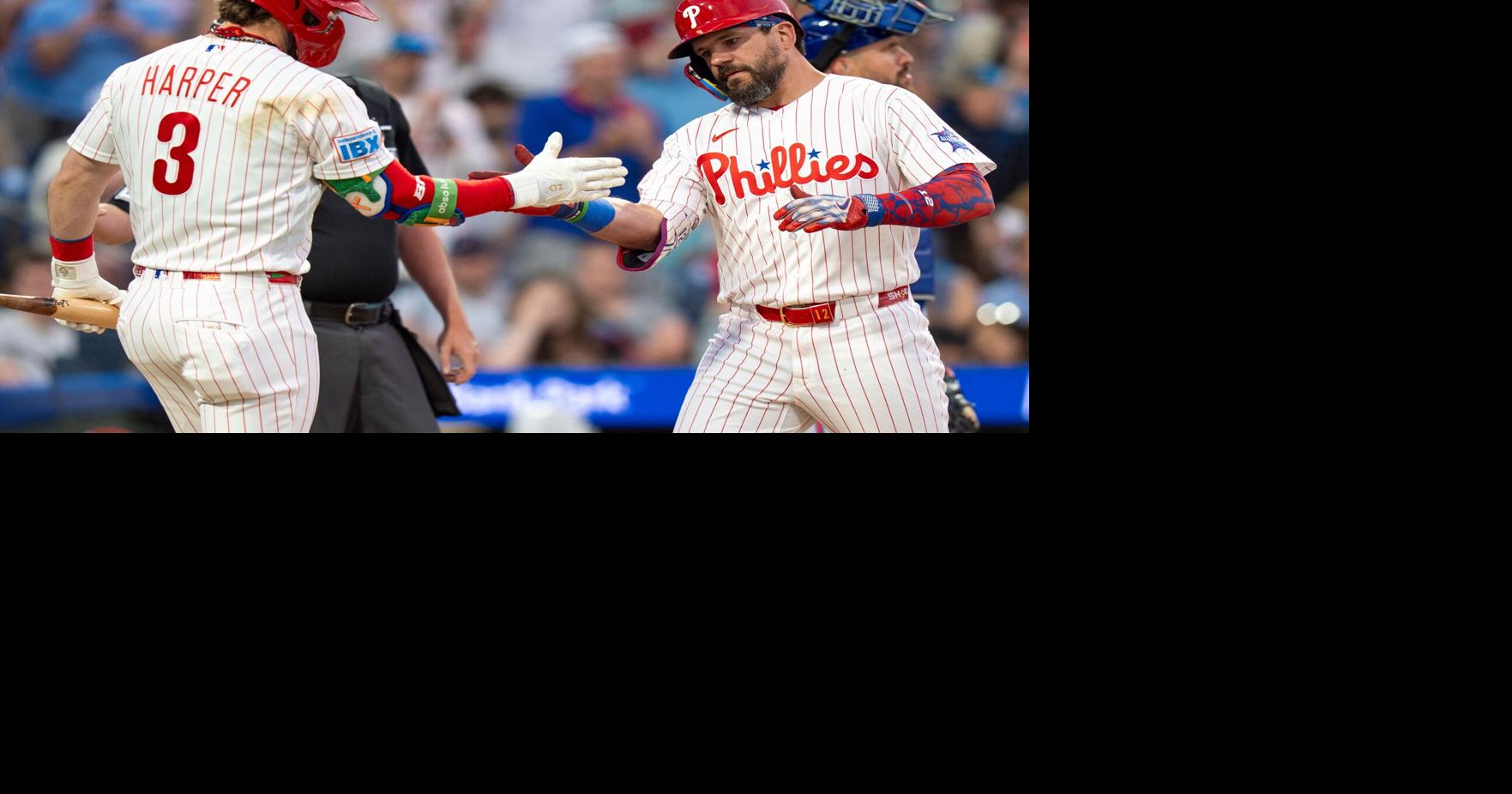 Phantastic performances: Phillies' Schwarber homers twice in inning, Harper hits for cycle vs Mets