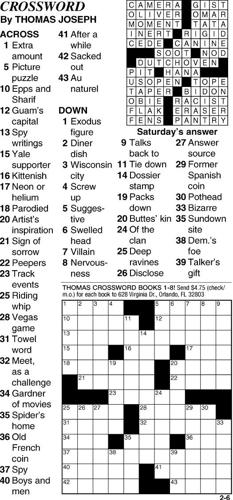 Joseph crossword puzzles