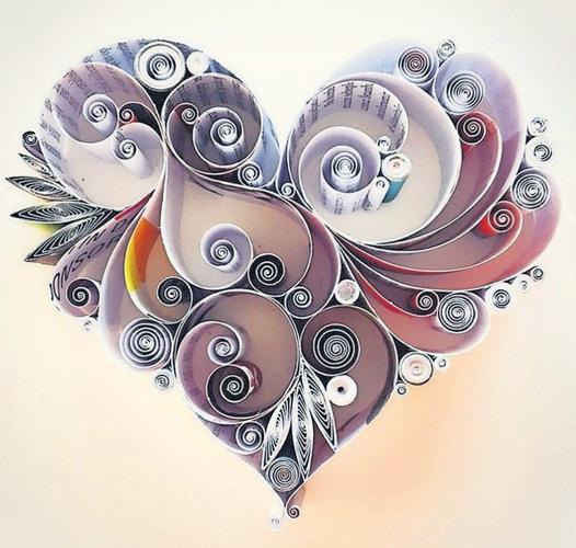 School Spirit Paper Quilling Kit includes apple, scroll and cap, music –  the Enchanted Rose Emporium