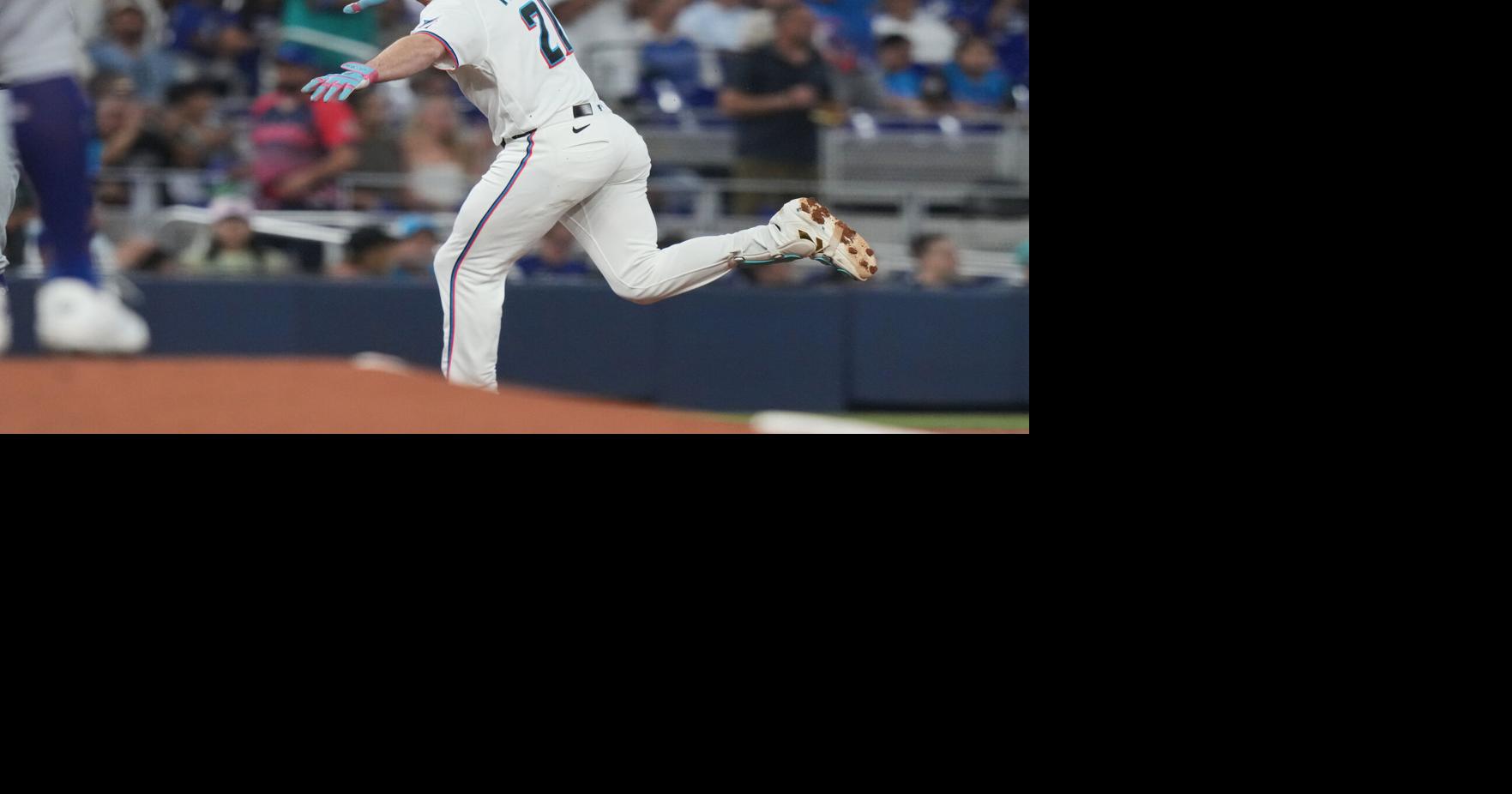 Graham Pauley hits 2-run homer to help Marlins beat Dodgers 4-3 and snap 4-game skid