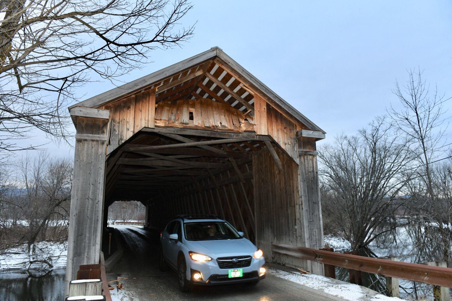 Covered bridge damaged by tractor trailer News rutlandherald com