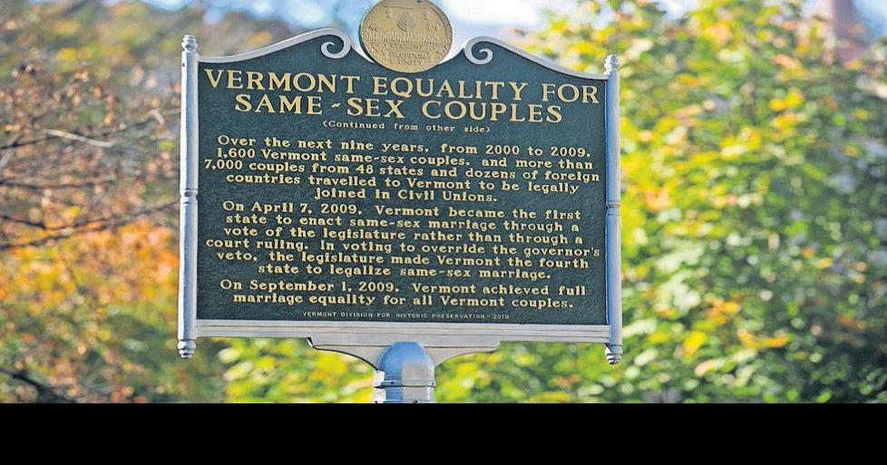 Civil union marker: A moment in history | | rutlandherald.com