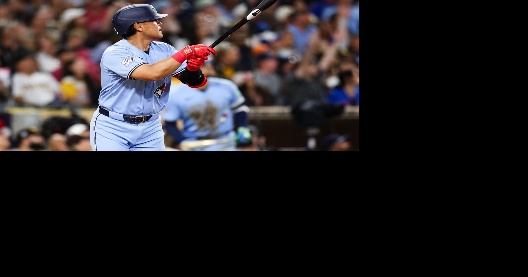 Blue Jays' Okamoto hits 22nd homer to tie Ohtani's rookie mark in 5-3 win over Padres