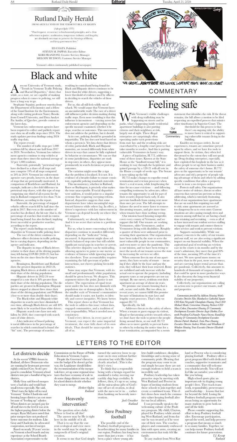 Page A4 | e-Edition | rutlandherald.com