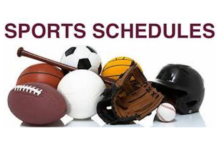Sports Schedules (Sept. 25-Oct. 1)
