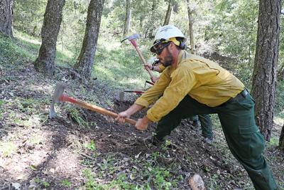 Wildland firefighters build detour around landslide on Rogue River National  Recreation Trail, Local&State