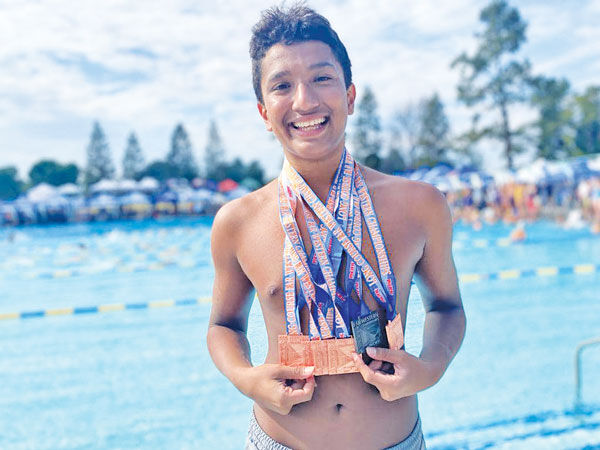 Aasish top 13 year old in 200m fly Sports saipantribune