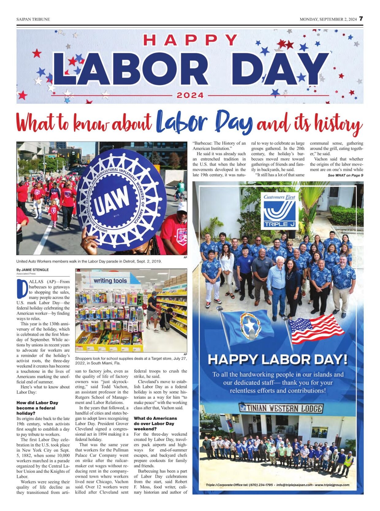 Happy Labor Day 2024 Supplement