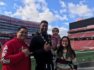 Terlaje family meets 49ers' DeForest Buckner