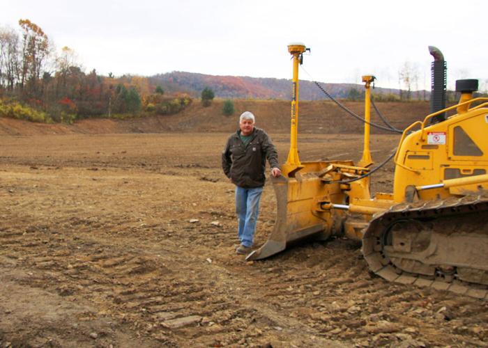 Great Valley town gravel pit reclaimed to make way for solar farm
