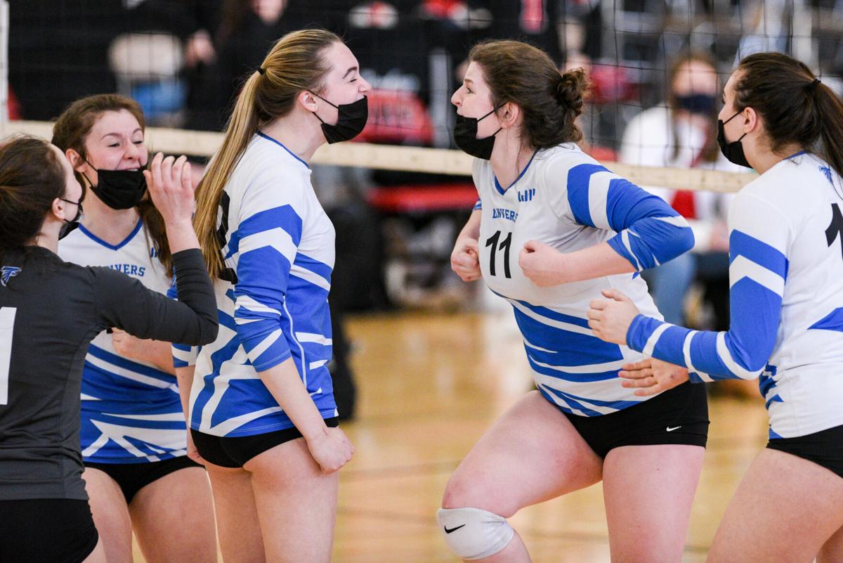 Danvers at Marblehead varsity volleyball match