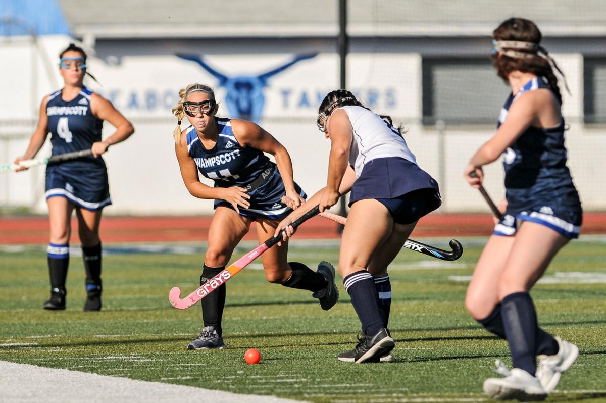 Swampscott at Peabody varsity field hockey game