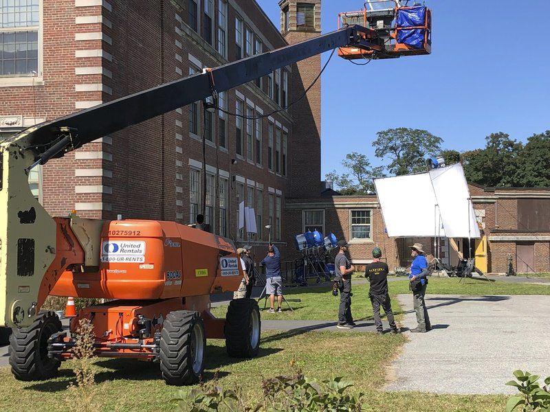 Briscoe Building Transformed Into Gloucester High For Movie