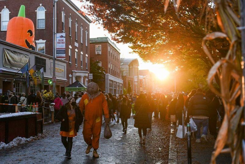 Snow, COVID19 combine for lighter crowds in Salem on Halloween Local