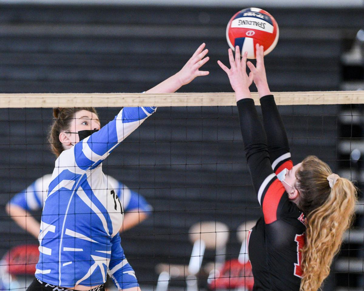 Danvers at Marblehead varsity volleyball match
