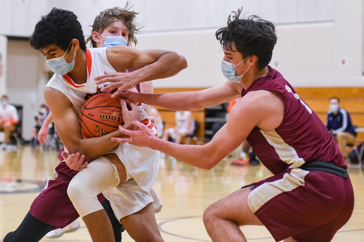 Newburyport at Ipswich boys varsity basketball game