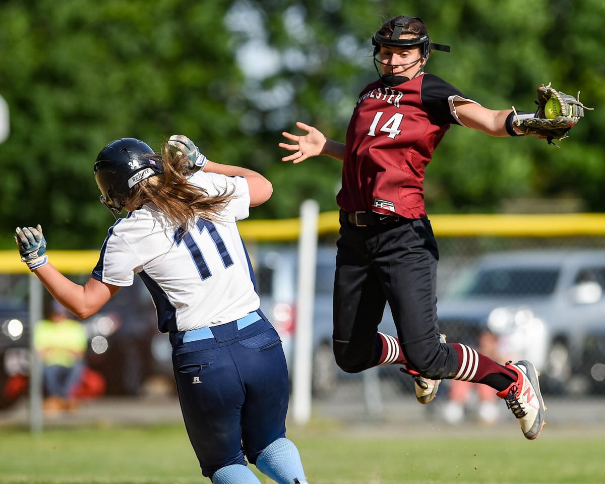 Gloucester at Peabody girls varsity softball game