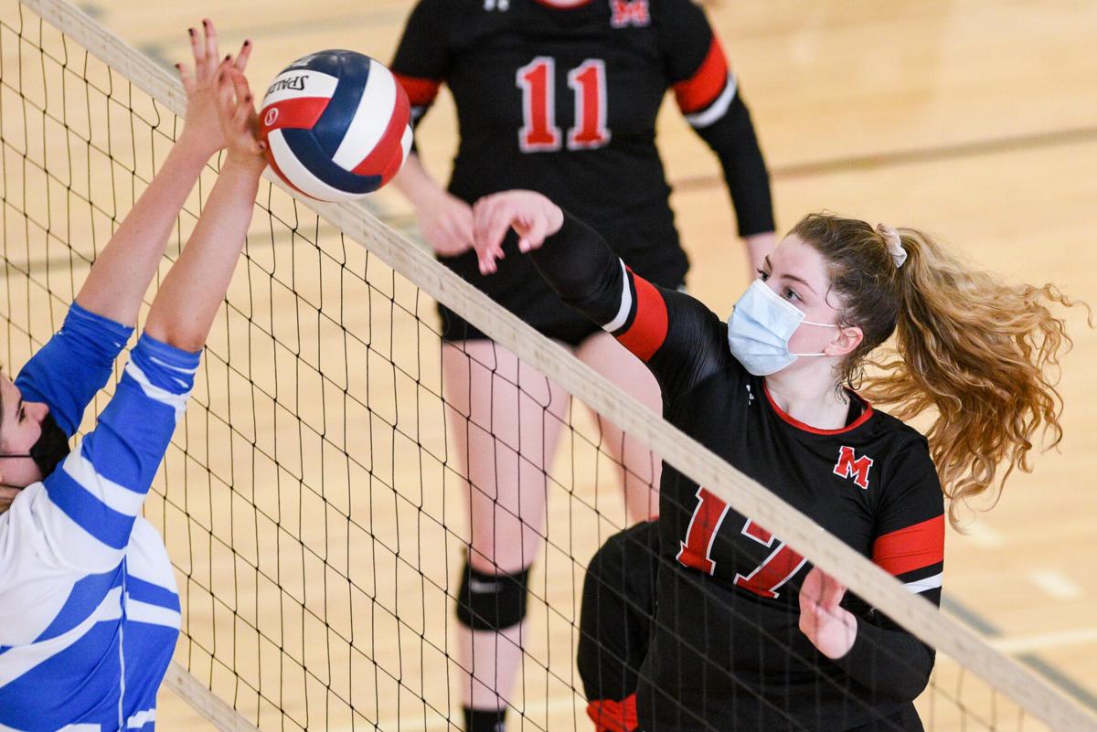 Danvers at Marblehead varsity volleyball match