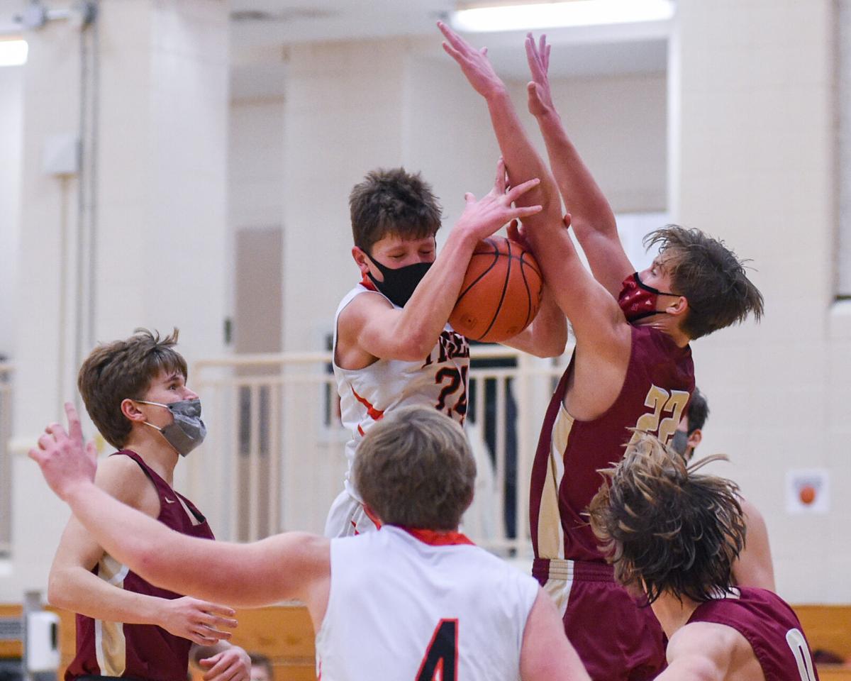 Newburyport at Ipswich boys varsity basketball game