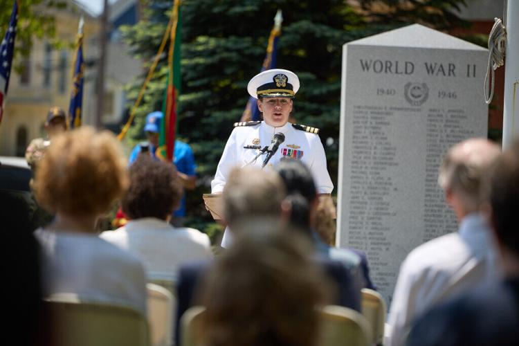 USS Constitution commander speaks at Peabody Memorial Day ceremony