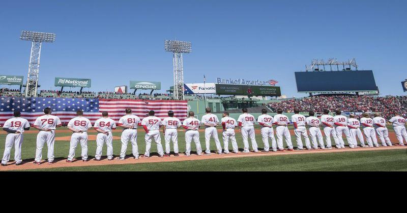 Cold, windy in Boston for Red Sox home opener at Fenway Park