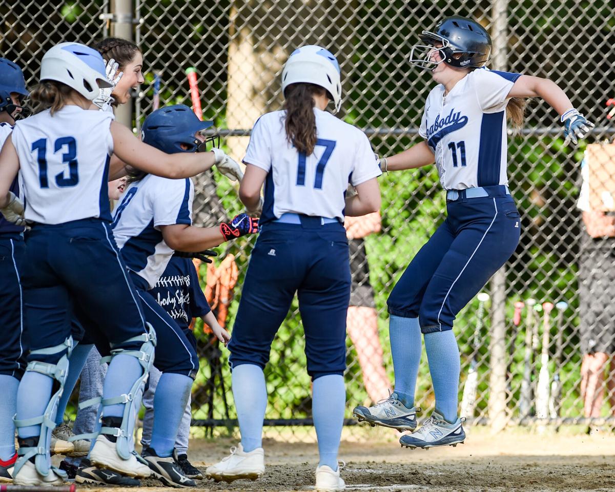 Gloucester at Peabody girls varsity softball game
