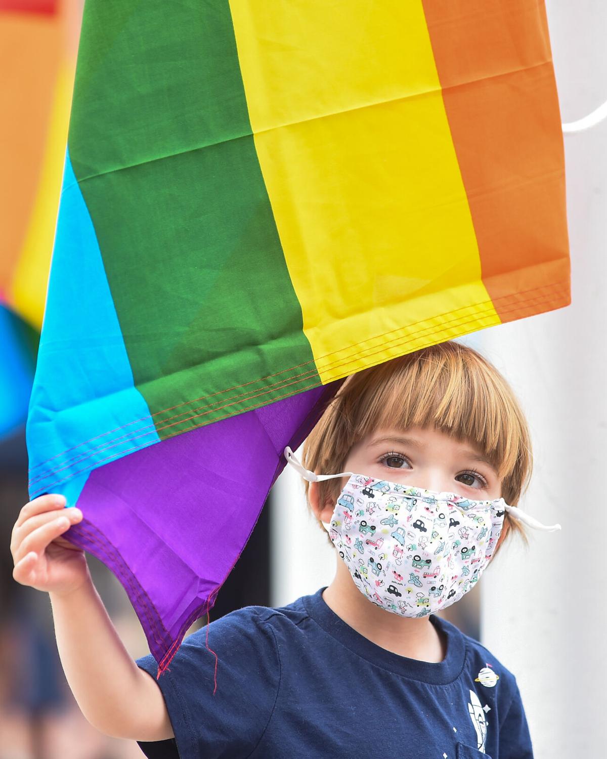 Pride Month flag raising in Salem -- photos for Salem News and Salem Magazine