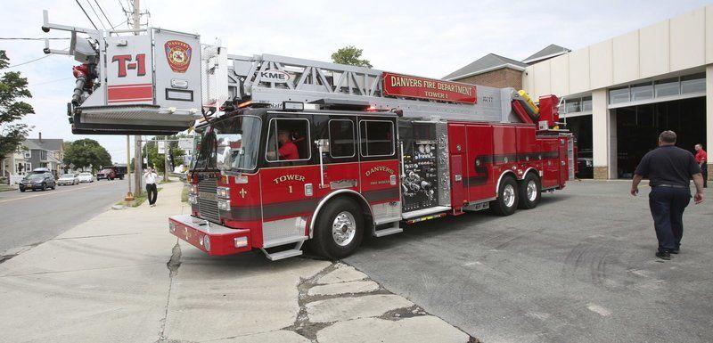 Danvers Fire Department Gets New Tower Ladder Local News Danvers Fire Department Gets New Tower Ladder
