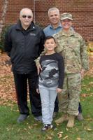 Stephanie Blazo retires from a barrier-breaking career in the National Guard
