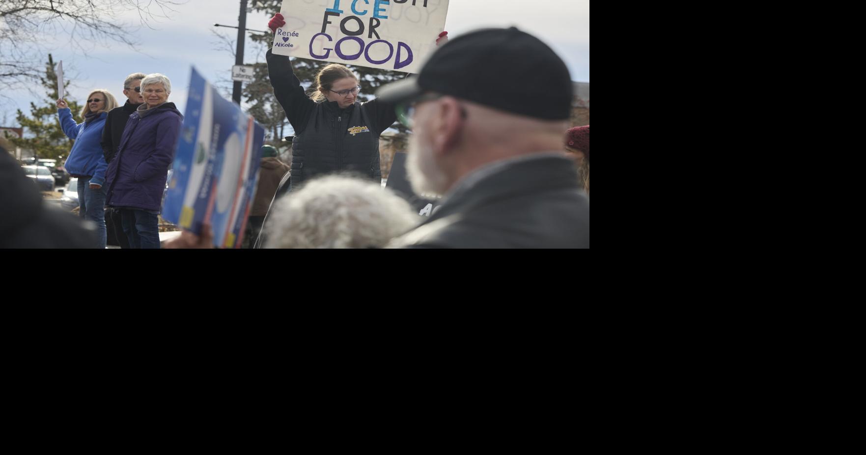 Hundreds protest across region after fatal ICE shooting in Minneapolis ...