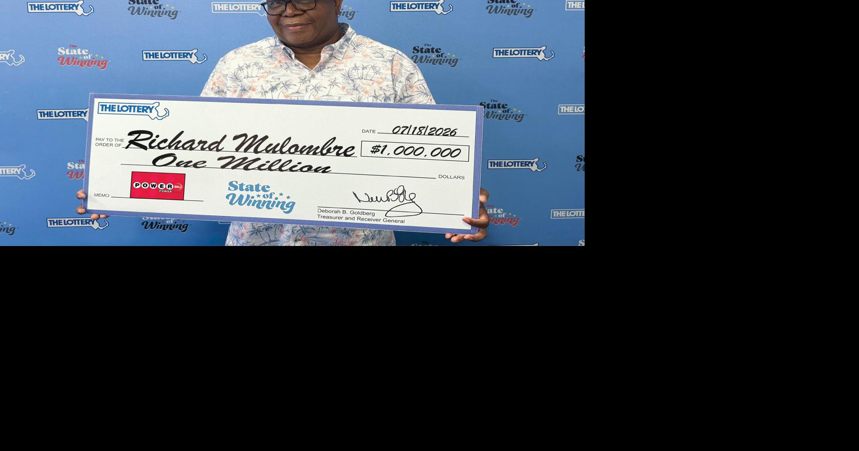 Marblehead man wins $1M Powerball prize