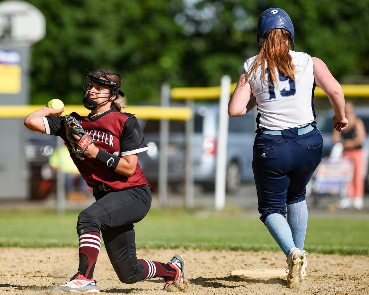 Gloucester at Peabody girls varsity softball game