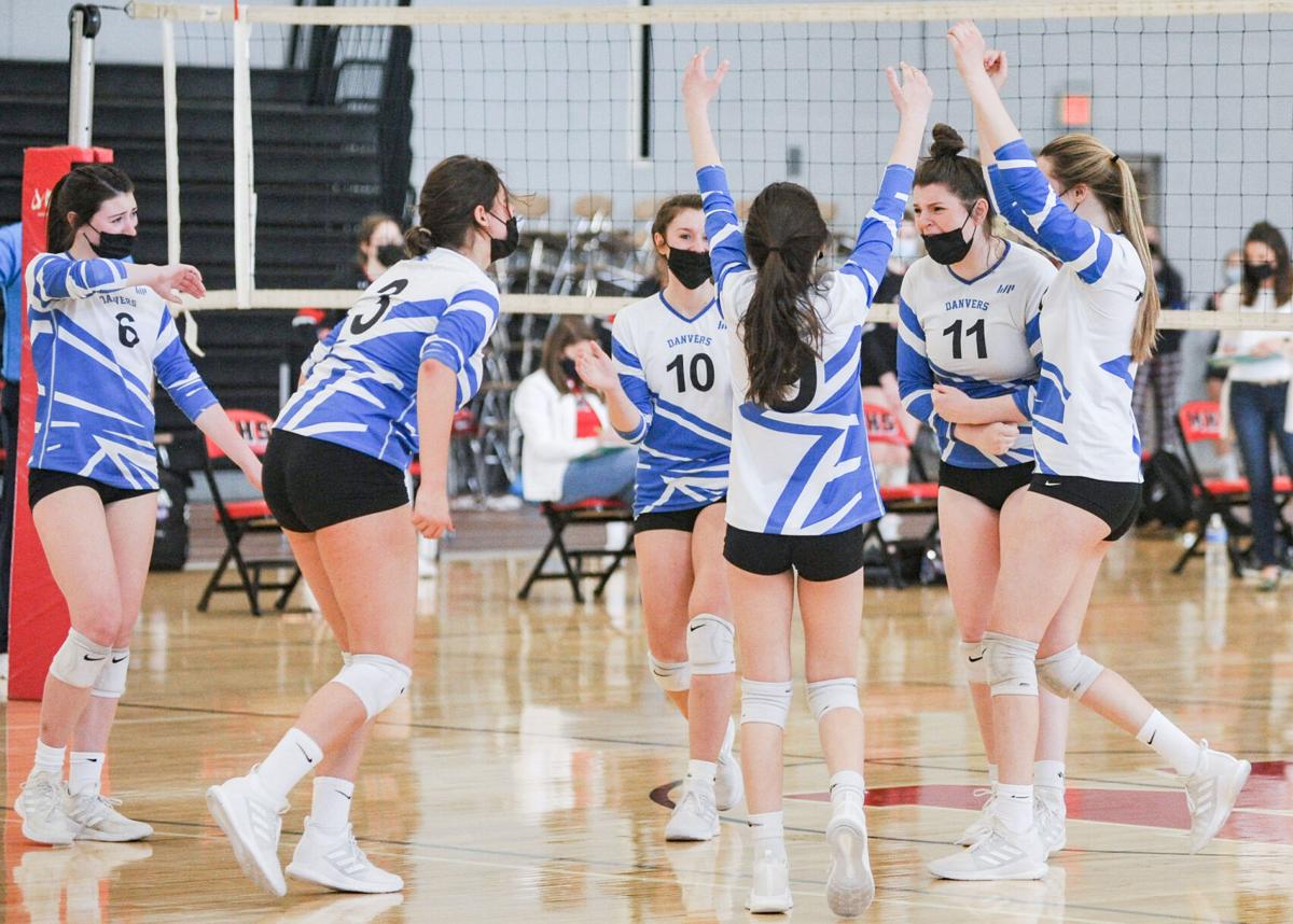 Danvers at Marblehead varsity volleyball match