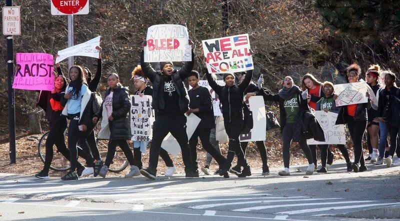 Marblehead students walk out over racial incidents | Local News ...