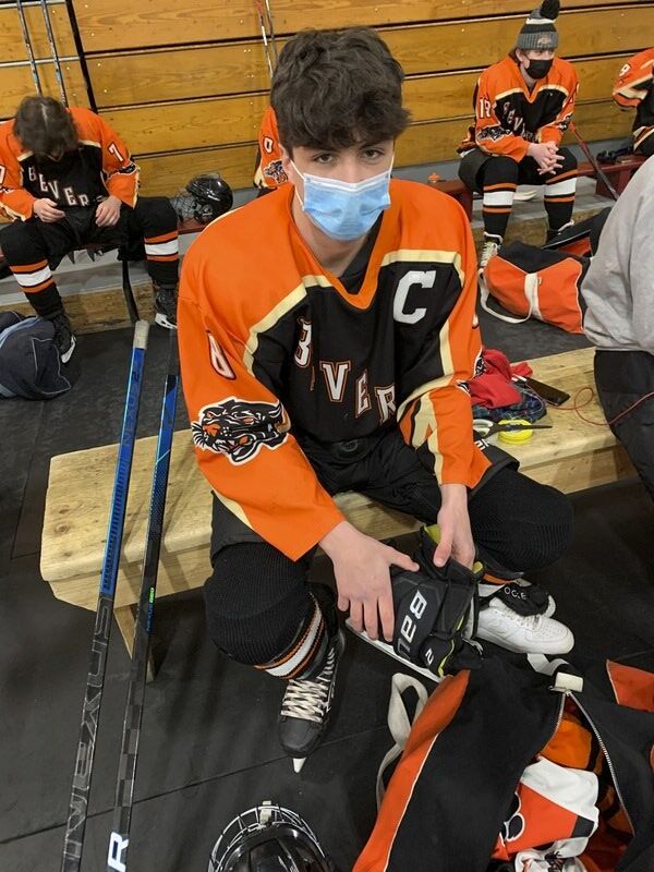 Slapshotz Orange Hockey Jersey