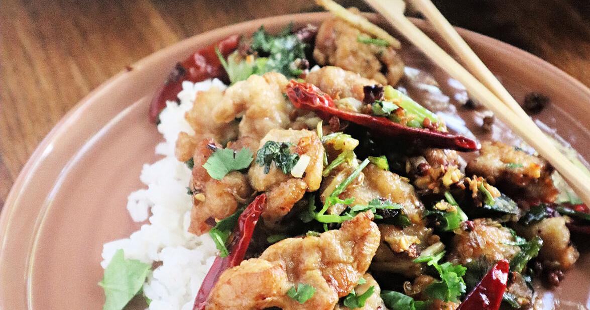 Chongqing chicken gets a touch of fire in this recipe